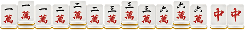 BB棋牌二人麻将88番牌型介绍-大三元
