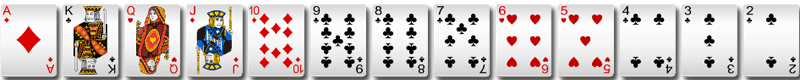 BB棋牌十三水特殊牌型-一条龙