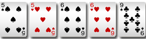 BB棋牌十三水普通牌型-两对