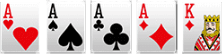 KX凯旋棋牌二次元德州扑克-四条