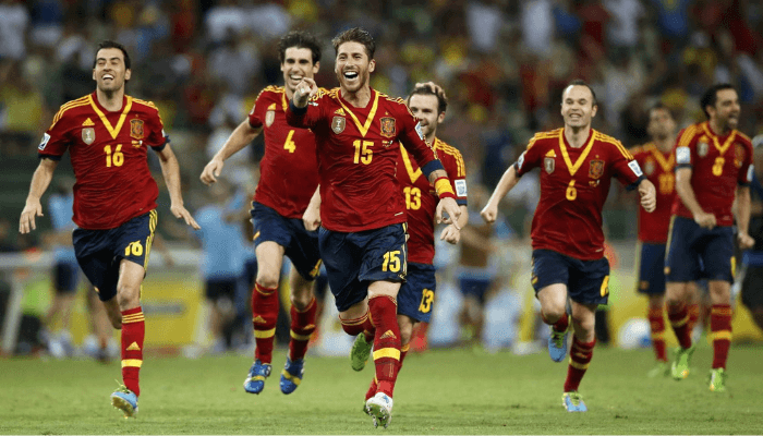 2022足球世界杯外围赛，西班牙傲视群雄位居第一