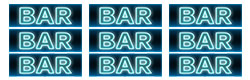 挖矿机老虎机游戏BAR3X3图片